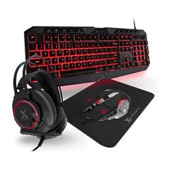 X9 Performance 4-in-1 Gaming Bundle with Keyboard, Mouse, Headset and Mousepad X9GAME41ECB