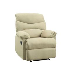 Recliner (Motion) by Acme in Beige Microfiber