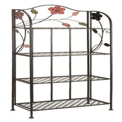 Black Iron Traditional Baker'S Rack by Quinn Living in Black