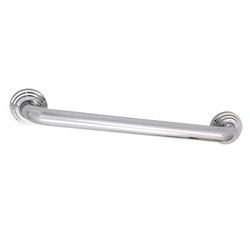 "Kingston Brass DR214161 Milano 16" x 1-1/4" O.D Grab Bar, Polished Chrome - Kingston Brass DR214161"