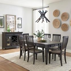 7 Piece Rectangular Table Set - Liberty Furniture 417B-DR-7RLS