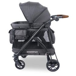 Wonderfold M1 Series (1 Seater) Stroller Wagon - Volcanic Black