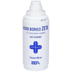 Zeta Acido Borico 3% Soluzione Cutanea 500 ml