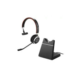 Jabra Evolve 65 Auricolare Con cavo e senza cavo A Padiglione Musica e Chiamate Micro-USB Bluetooth Base di ricarica Nero