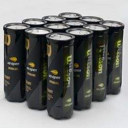 Wilson US Open Extra Duty 12 Cans Tennis Balls