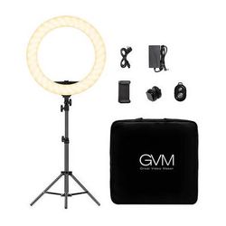 GVM Bi-Color LED Ring Light (18") GVM-HD-18S