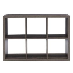 Galli 6 Cubby Storage Cabinet by Linon Home Décor in Grey