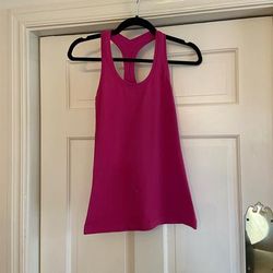 Lululemon Athletica Tops | Lululemon Razor Back Tank - Size 4 | Color: Pink | Size: 4