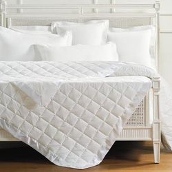 Quilted Washable Down Blanket - Ivory, Queen - Frontgate