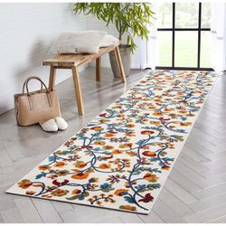 Well Woven Dorado Neveh Modern Indoor Outdoor Floral High-Low Area Rug