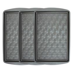 Set 3 15 X 10 Inch No Stick Metal Baking Sheet by Taste of Home in Ash Grey