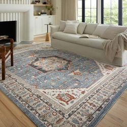 Alexander Home Colette Vintage Medallion Area Rug