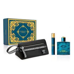 Versace Eros 3Pc Gift Set by Gianni Versace for Men Standard Eau De Parfum for Men