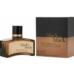 Black is Black Modern Oud by Nu Parfums for Men 3.4 oz Eau De Toilette for Men