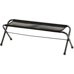 Snow Peak Mesh Folding Bench One Size LV-071M-BK