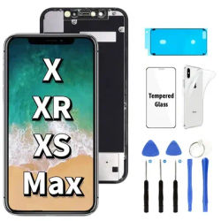 Ensemble écran tactile LCD de remplacement 3D AAA + pour iPhone X Poly XS Max 11 Pro Max