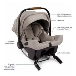 Nuna TRVL + PIPA urbn Travel System - Hazelwood