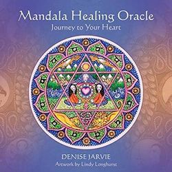 Mandala Healing Oracle Journey to Your Heart circular colour cards and page guidebook set