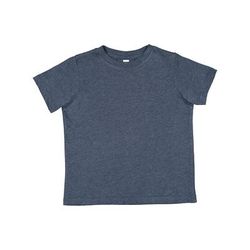 Rabbit Skins 3321 Toddler Fine Jersey T-Shirt in Vintage Denim size 5/6 | Cotton LA3321, RS3321