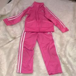 Adidas Matching Sets | Girls’ Size 4 Adidas Classic Tracksuit $20 | Color: Pink | Size: 4g