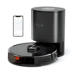 Kyvol Cybovac S31 Smart Laser Robot Vacuum With Self-Emptying Dustbin, Black - Best Babie KVS31-BK