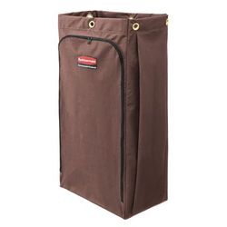 Rubbermaid 1966887 30 gal Canvas Housekeeping Cart Bag, Brown