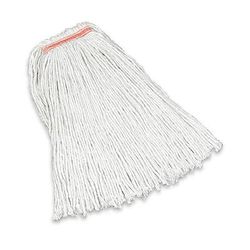 Rubbermaid FGF11600WH00 16 oz Premium Mop Head - 1" Headband, 4 Ply Cotton, White, Cut End, 16 Ounce