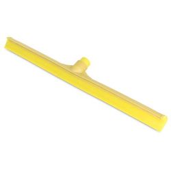 Carlisle 3656804 24" Floor Squeegee Head - Straight, Foam Rubber Blade, Yellow