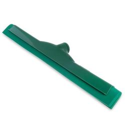 Carlisle 4156709 18" Floor Squeegee Head w/ Double Foam Rubber Blade, Green