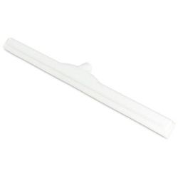 Carlisle 4156802 24" Floor Squeegee Head w/ Double Foam Rubber Blade, White