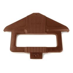 Carlisle 668401 Sneeze Guard Post - SixStar Food Bar, Brown