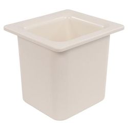 Carlisle CM110502 Coldmaster 1/6 Size High Capacity Food Pan - 6"D, White