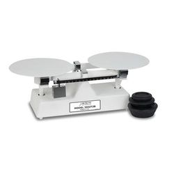 Detecto 1002T2B 8 lb Capacity Bakers Dough Scale, 32 x 1/4 oz Graduation w/Scoop, White