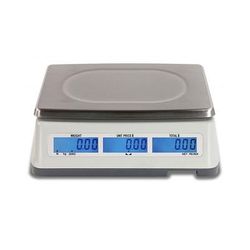 Detecto D60 60 lb Price Computing Scale - Front & Back Display, 110/120v, Leveling Bubble, Stainless Steel