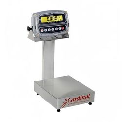 Detecto EB-60-190 Digital Bench Scale, LCD Display, lb/kg/g/oz, 30 x 1/100 lb, 14 x 16", Stainless Steel, 110/240 V