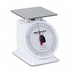 Detecto PT-2 Petite Top Loading Counter Scale w/ 6" Dial, 32 x 1/4 oz Capacity, Stainless Steel