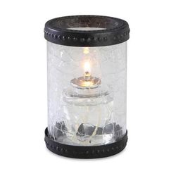 Sterno 80304 Madison Candle Lamp - 3 1/8"D x 5"H, Glass, Clear/Bronze, Case of 6