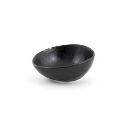 Front of the House ASC023BKP23 1 1/2 oz Kiln Ramekin - Porcelain, Pepper, Pepper Black