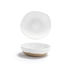 Front of the House DBO164WHP23 11 oz Round Artefact Bowl - Porcelain, Superwhite