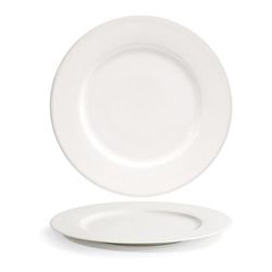 Front of the House DOS037BEP21 12 1/4" Round Catalyst Plate - Porcelain, White