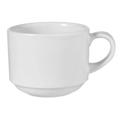 Churchill WHVSC81 8 oz Profile Cup - Ceramic, White