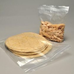 LK Packaging F20606T Seal Top Sandwich Bag - 6" x 6", Poly, Polyethylene, Zipper Seal, Clear, Case of 1000