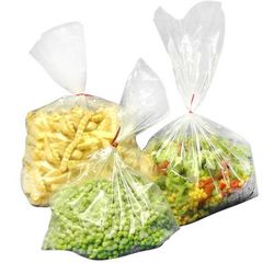 LK Packaging P10G054518 Side Gusset Food Storage Bag - 18" x 5", Poly, 4-1/2" Side Gussets, Clear
