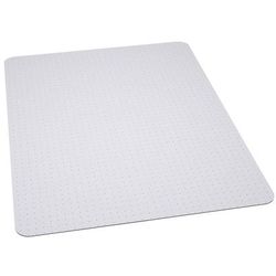 Flash Furniture MAT-121712-GG Chair Mat for Low Pile Carpet - 45"W x 53"D, Vinyl, Clear, 0.08 in