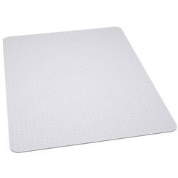 Flash Furniture MAT-121712-GG Chair Mat for Low Pile Carpet - 45"W x 53"D, Vinyl, Clear, 0.08 in