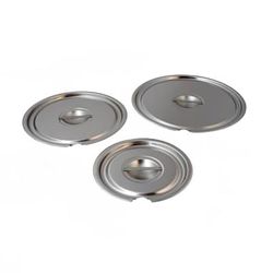 Hatco 4QT-LID-1 Round Notched Lid For 4 qt Pan, Stainless Steel