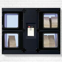Hatco F2GB-3-A 3 Compartment Built In Heated Food Locker - 61"W x 14 5/8"D x 20"H, 120v, Built-In, Black