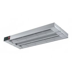 Hatco GRAHL-60D3 120 60" High Watts Infrared Strip Warmer - Double Rod, 3 Built In Toggle Control, 120v, Silver (Cord & Plug Not Included)