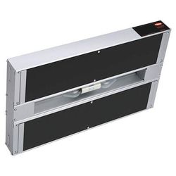 Hatco GRAIHL-18D6 208 18" High Watts Infrablack Strip Warmer - Double Rod, Remote Control Required, 120/208v/1ph, Silver