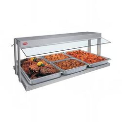 Hatco GRBW-48 208 49 1/8" Buffet Warmer, Sneeze Guards, Light & Heated Base, 208v, Thermostatic Controls